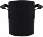 HyperBloom 5-Pack 1 Gallon Fabric Grow Pots with Handles for Indoor & Outdoor Plants, Heavy Duty Nonwoven Grow Bags for Air Pruned Roots, Breathable Reusable Plant Containers for Vegetables, Herbs & Hydroponics